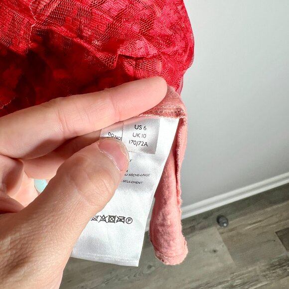 Maeve by Anthropologie Brighton Tiered Midi Skirt Ombre Lace Boho Fairycore Sz 6 - Picture 6 of 8